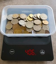 400g mixed world coins - lot, no