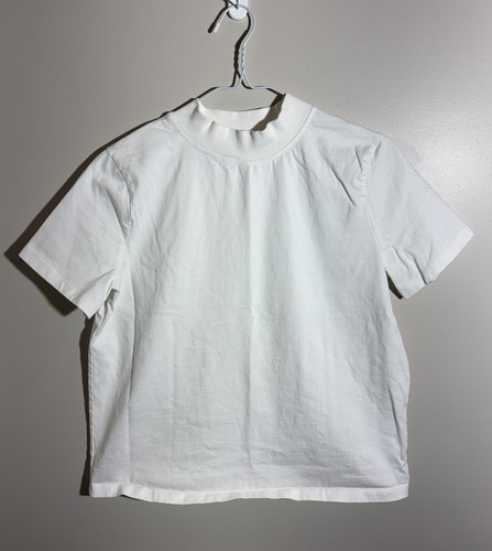 Zara white women mock - white, neck