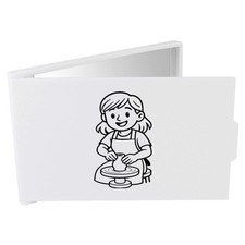 'Woman Using Pottery Wheel'