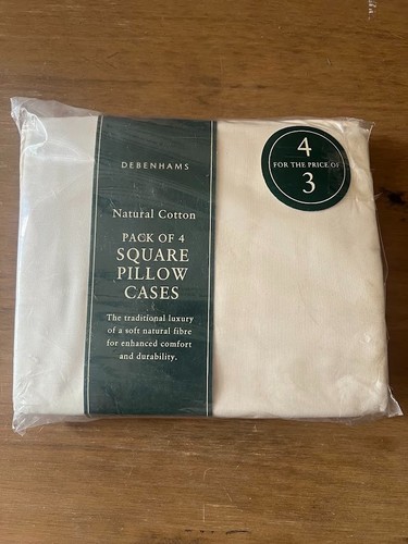 Pack square pillow cases - pack, 4