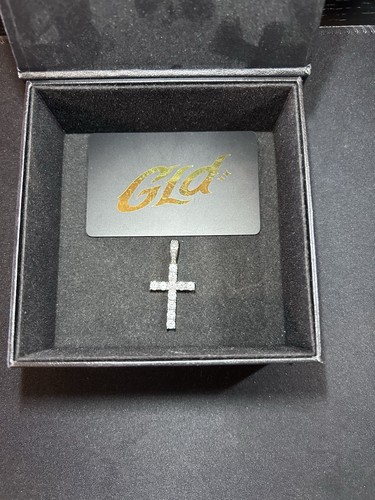 Diamond cross pendant - diamond,