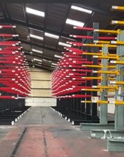 USED CANTILEVER RACKING, DOUBLE SIDED AVAILABLE