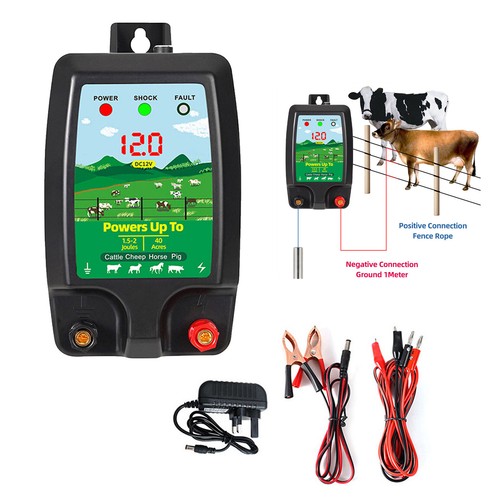 Electric fence energiser 12v - fence,