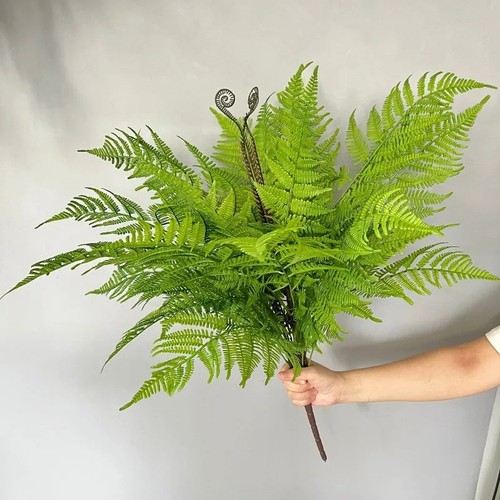 Heads artificial green fern - heads,