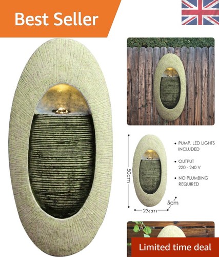Garden water feature wall - garden,
