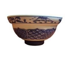 Chinese Soup/Rice Bowl Blue &