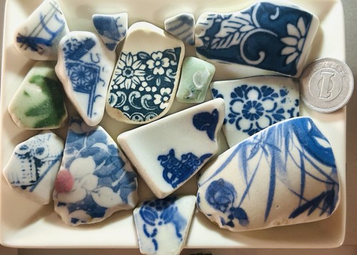 Genuine surf tumbled sea glass - tumbled,