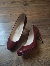 Russell & Bromley high heel court shoes UK 5 EU 38 dark red burgundy 