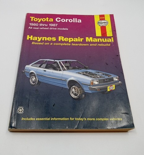 Toyota corolla 1980 - toyota, rwd
