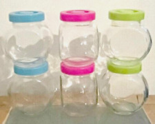 6 x 150ml Glass Jars with