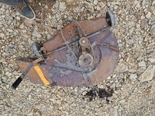 husqvarna rider 650 6 ride on lawn mower cutting deck single blade