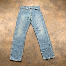 Vintage LEVI'S 521 Jeans Mens (32 Inch Waist) (32 Inch Leg) Regular Fit Blue