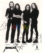 METALLICA signed 8x10