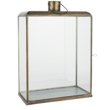 Large Glass Lantern Oblong