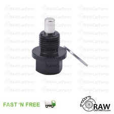 Black magnetic sump plug - plug, &