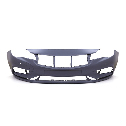 Primed front bumper with pdc - primed,