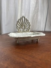 Vintage Cast Iron Footed Soap
