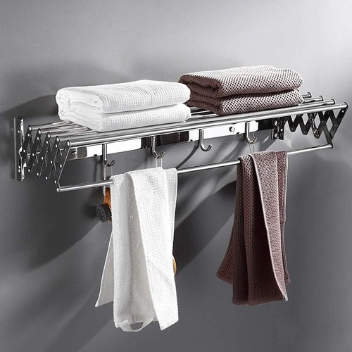 Wall mounted clothes rail - wall,