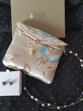 HONORA QVC Collection Pearl Necklace & Earrings New