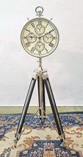 World time clock with tripod