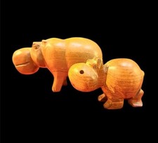 African hand carved wooden - 2,