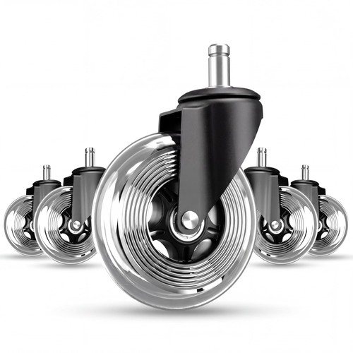 Office chair wheels set 3 - of, 5