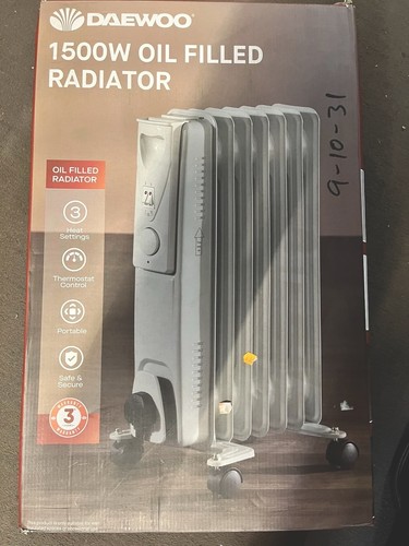 1500w oil filled radiator - oil,