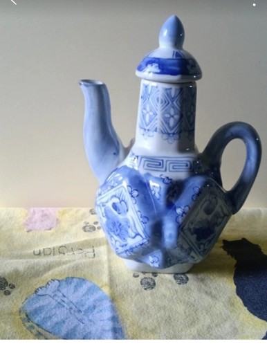 Vintage ornamental teapot - vintage,
