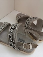 ⭐ Girls Sandals Grey UK 10 EU28 ⭐