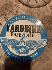 Greene King Yardbird Pale Ale Beer Brass Metal Pump Clip Home Bar Pub Sign
