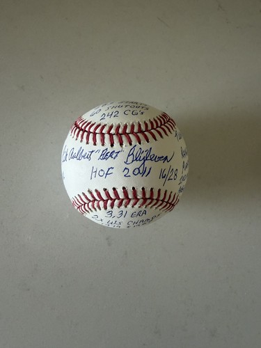 Bert blyleven signed career - bert,