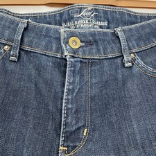 Vintage Women’s Levi’s Demi Curve 30 Straight Leg Blue Jeans Levi Strauss Zip