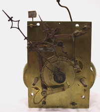 18th Century 8 Day Longcase Clock Movement With Hands