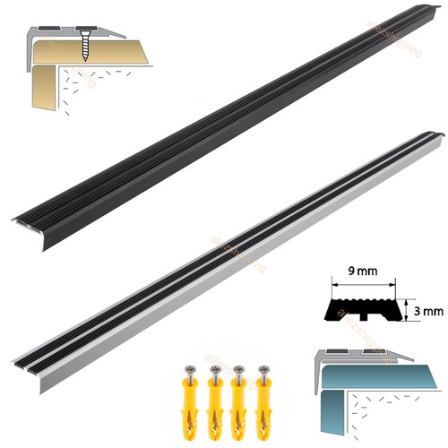 Aluminium stair nosing edge - aluminium,