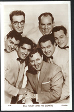 Cinema - Bill Haley and His Comets RP - Postcard 'Picturegoer Ser 128 No. D 909