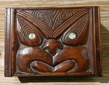 Hand Carved Rotorua Maori TIKI