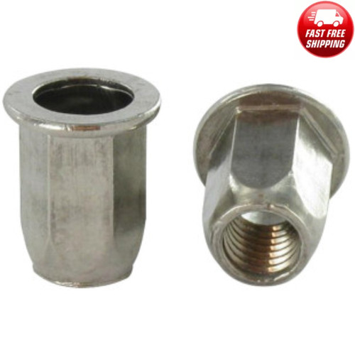 Metric zinc steel hexagon - metric,