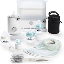 Tommee Tippee Complete Feeding Set with Electric Steam Steriliser 12 Piece