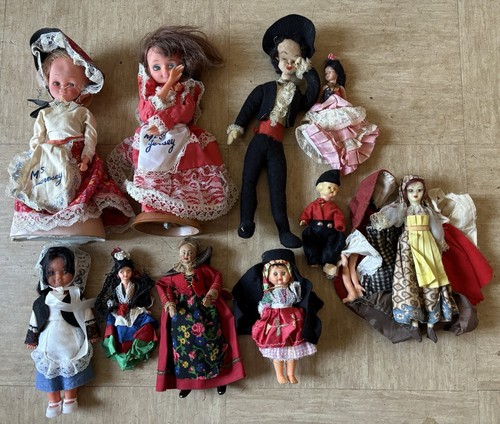 Old vintage doll collection - old,