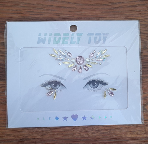 Temporary press face jewel - temporary,
