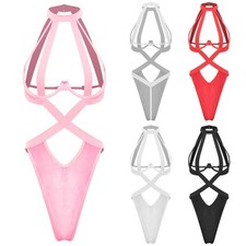UK Womens Halter Cupless Push