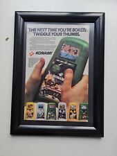 Tmnt Teenage Mutant Ninja Turtles Konami Lcd FRAMED ADVERT GAME POSTER A4 8X12"