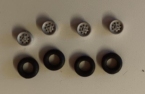 43rd scale dunlop wheels - scale,