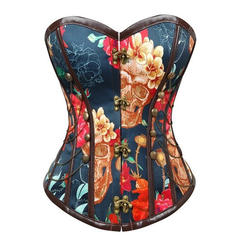 Alacki skull floral print - skull,