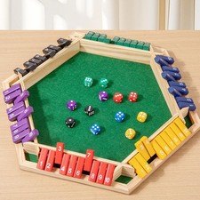 Wooden Shut The Box 6 Players