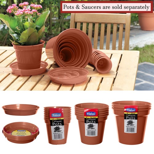 Terracotta plastic plant pot - plant,