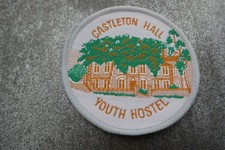 Castleton Hall Youth Hostel YHA Woven Cloth Patch Badge (L53S)