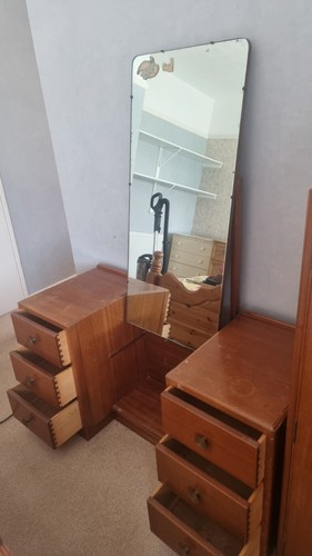 Vintage dressing table - vintage, with