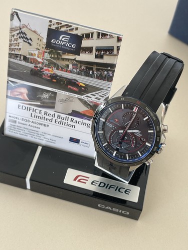 Casio edifice eqs a500rbp red - edifice,
