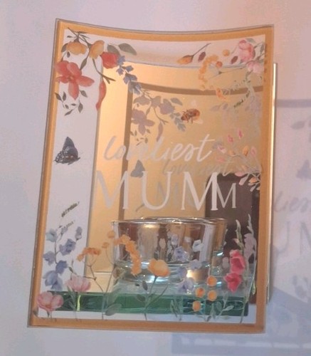 Mum glass oil burner - glass,